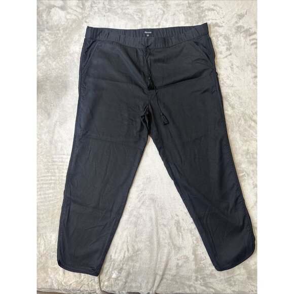 Women’s Madewell Pull On Pants Chino Ankle Size Large - Picture 2 of 14